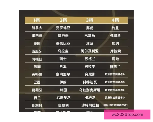 2026世界杯焦点球队全面盘点揭示夺冠热门与黑马潜力
